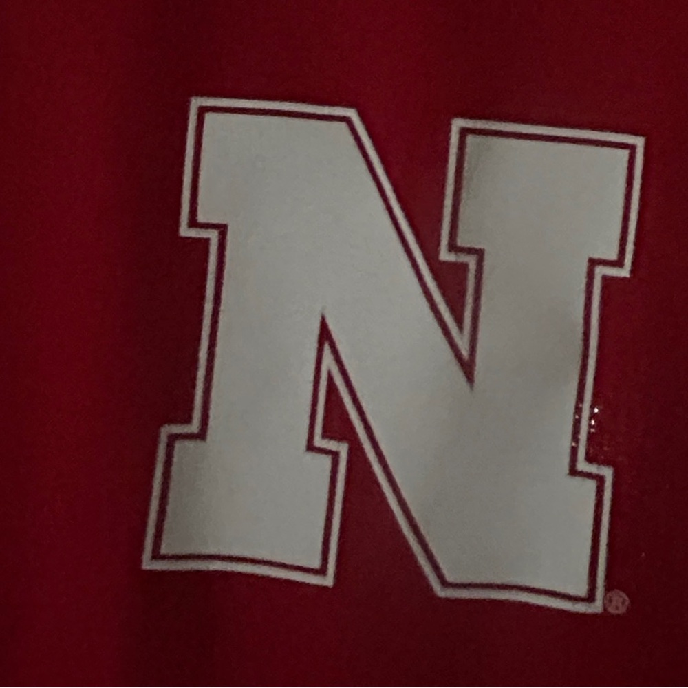 Adidas Red Climalite Apparel “N”  Long sleeve activewear shirt